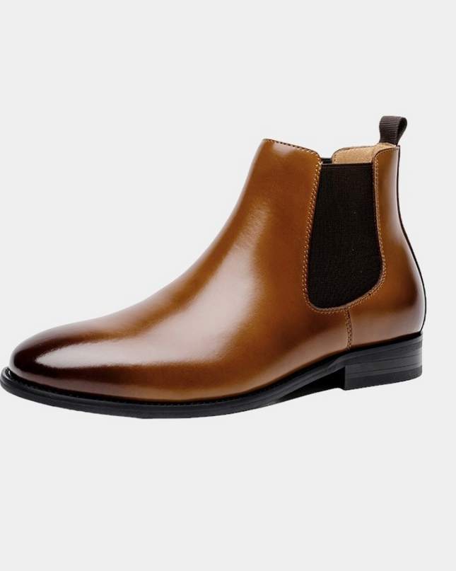 Men’s Premium Leather  Boots – Classic Slip-On Dress Boots