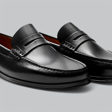 Men’s Penny Loafers | Genuine Leather | Timeless Elegance & Comfort