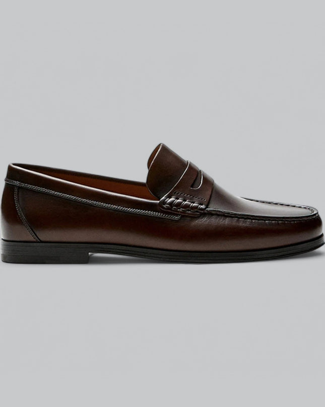 Men’s Penny Loafers | Genuine Leather | Timeless Elegance & Comfort
