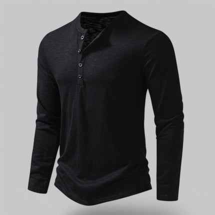 Spraykis | Men's Henley T-Shirt Long Sleeve