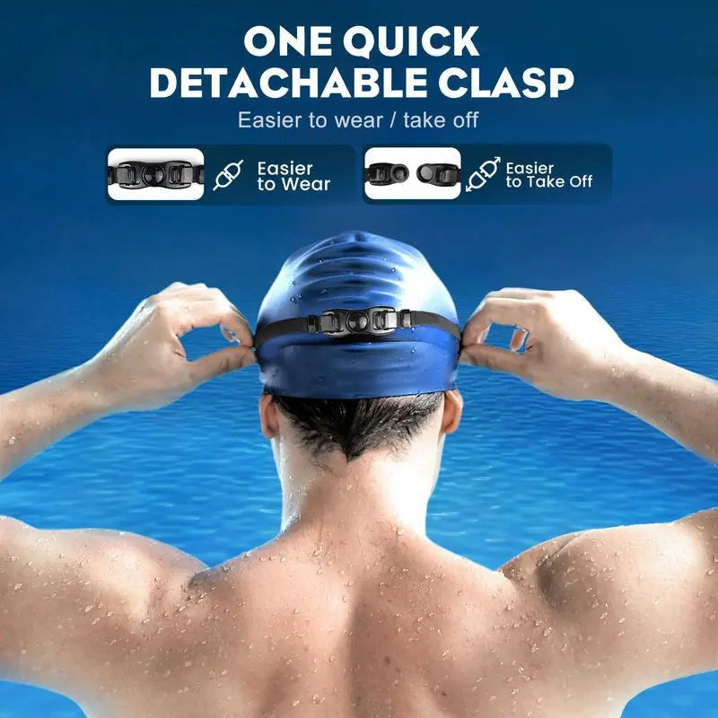 Swimming Goggles - Wide View Anti-Fog & UV, No Leaking for Men, Women, Kids