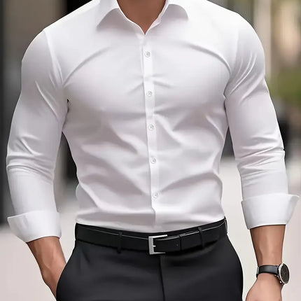 Non Iron Shirt | Wrinkle Free | Slim Fit | Button-Up Shirt | Men's Shirts