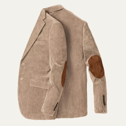The Ridgeway Men’s Vintage Corduroy Blazer with Elbow Patches