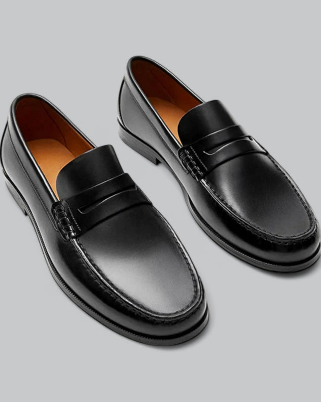 Men’s Penny Loafers | Genuine Leather | Timeless Elegance & Comfort