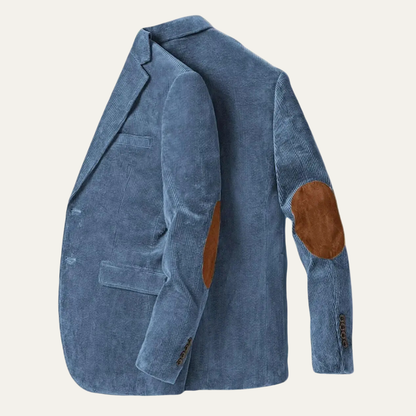 The Ridgeway Men’s Vintage Corduroy Blazer with Elbow Patches