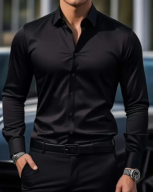 Non Iron Shirt | Wrinkle Free | Slim Fit | Button-Up Shirt | Men's Shirts