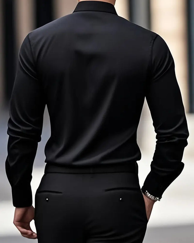 Non Iron Shirt | Wrinkle Free | Slim Fit | Button-Up Shirt | Men's Shirts