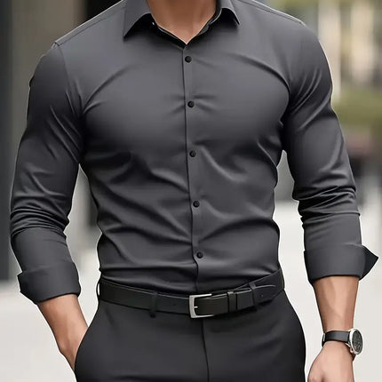 Non Iron Shirt | Wrinkle Free | Slim Fit | Button-Up Shirt | Men's Shirts