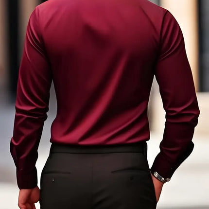 Non Iron Shirt | Wrinkle Free | Slim Fit | Button-Up Shirt | Men's Shirts
