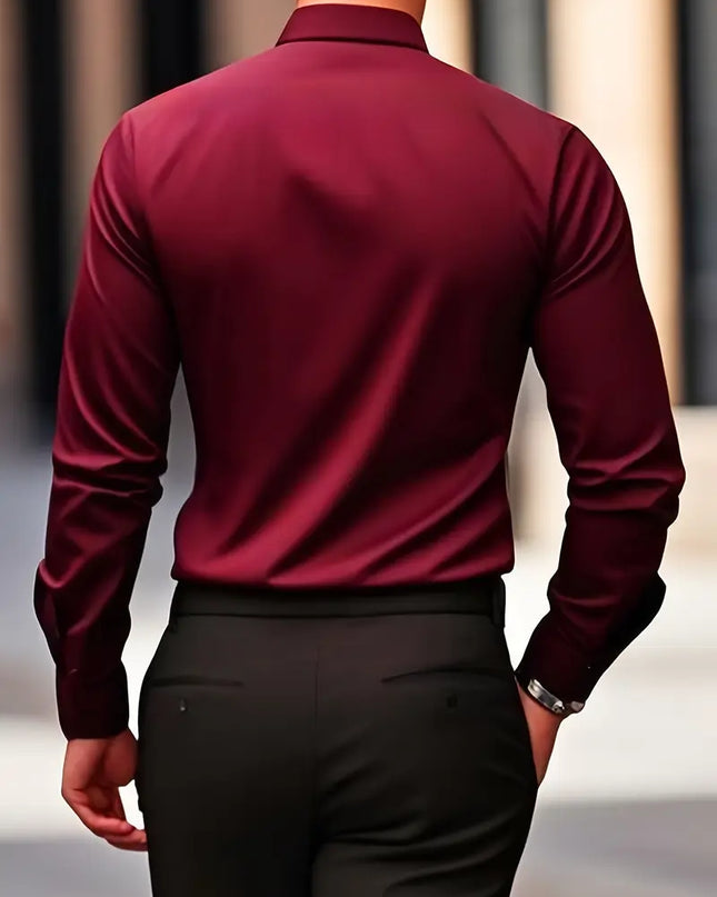 Non Iron Shirt | Wrinkle Free | Slim Fit | Button-Up Shirt | Men's Shirts