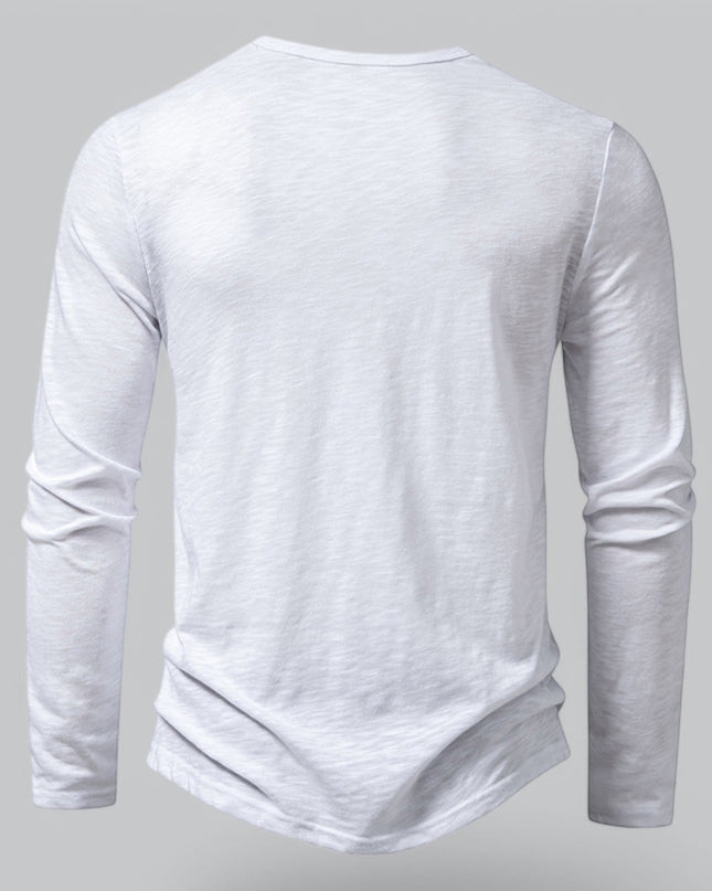 Spraykis | Men's Henley T-Shirt Long Sleeve