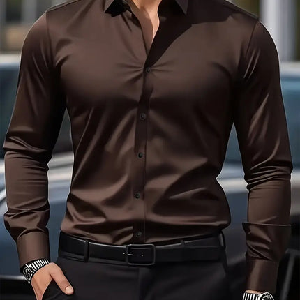 Non Iron Shirt | Wrinkle Free | Slim Fit | Button-Up Shirt | Men's Shirts