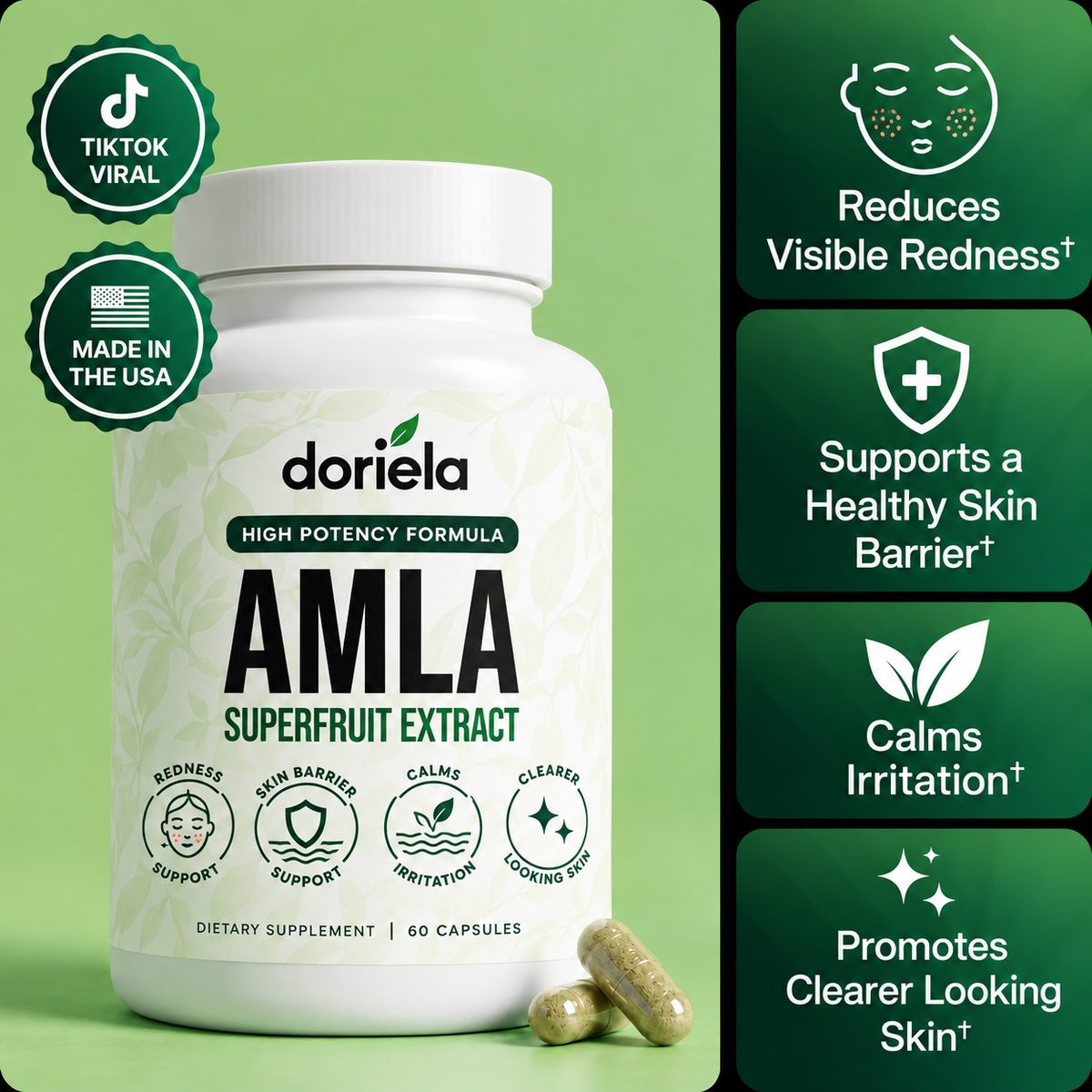 DORIELA SUPERFRUIT EXTRACT - ELIMINATES ROSACEA