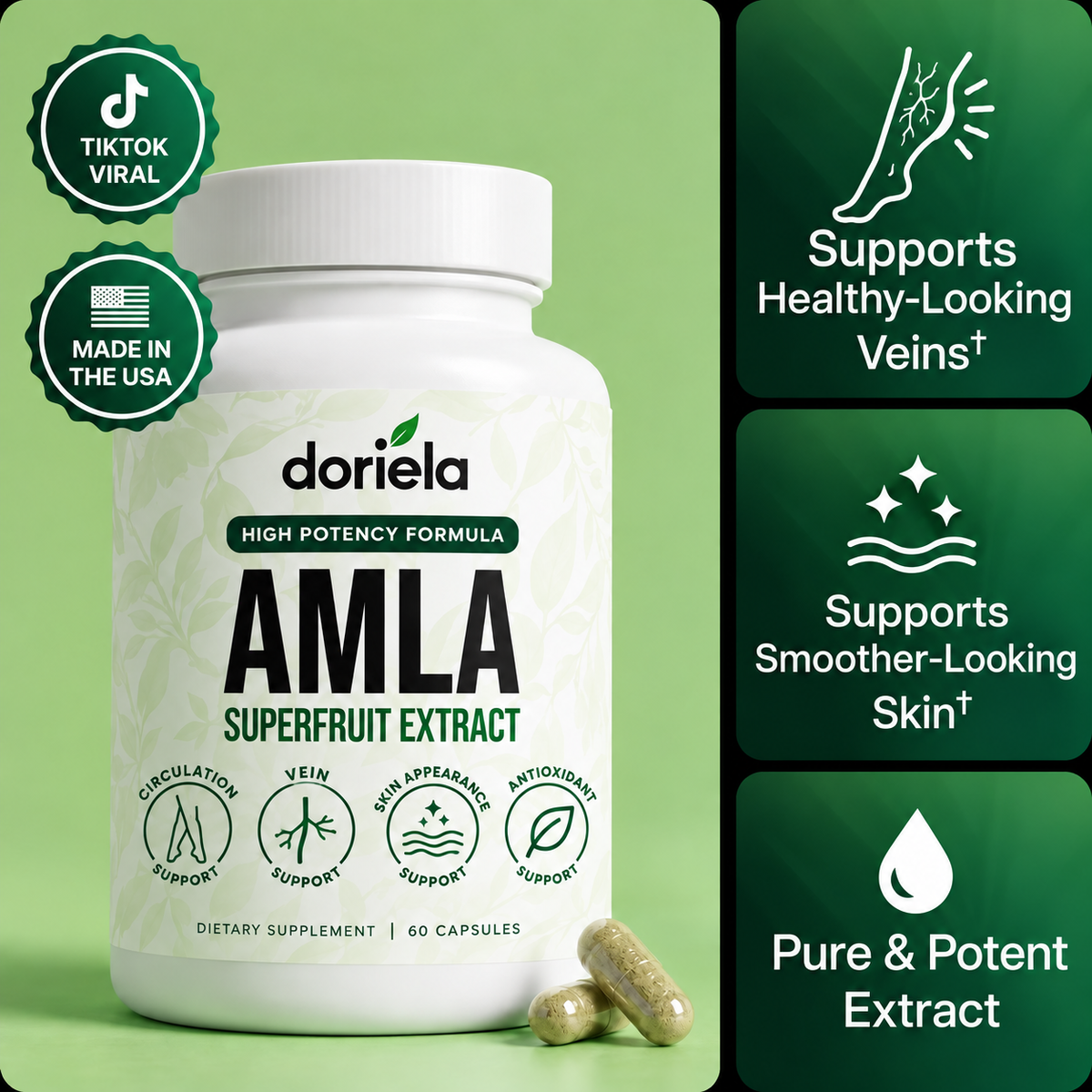 Doriela Superfruit Eliminates Spider Veins