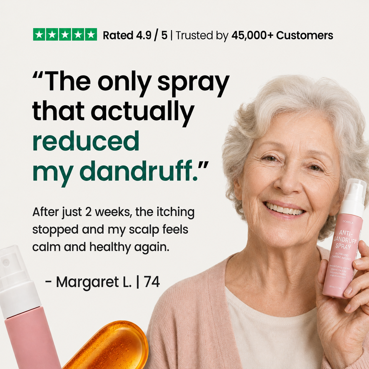 Doriela Dandruff Hair Spray