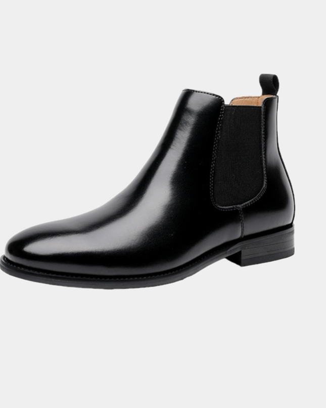 Men’s Premium Leather  Boots – Classic Slip-On Dress Boots