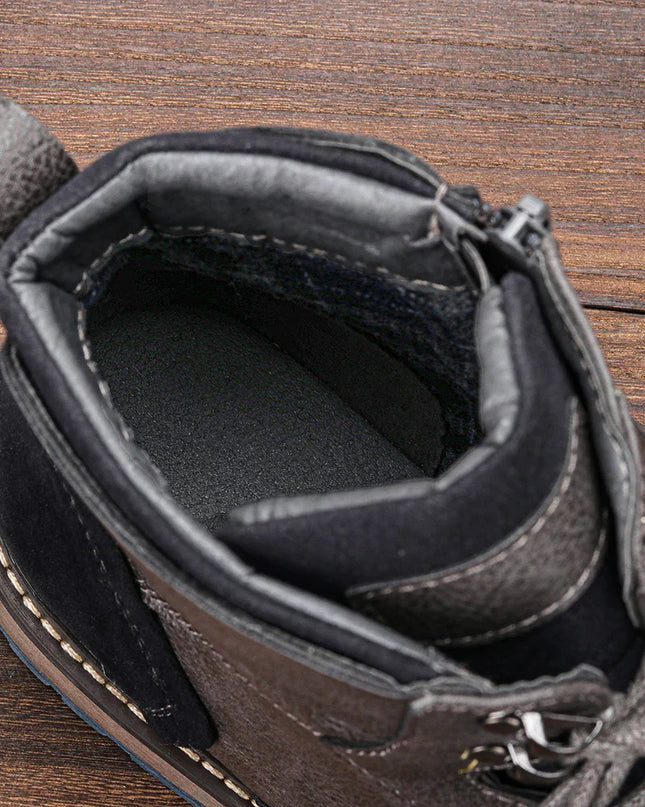 Frontier Leather Boots – Durable Men’s Classic Outdoor Footwear Orthopedic Support