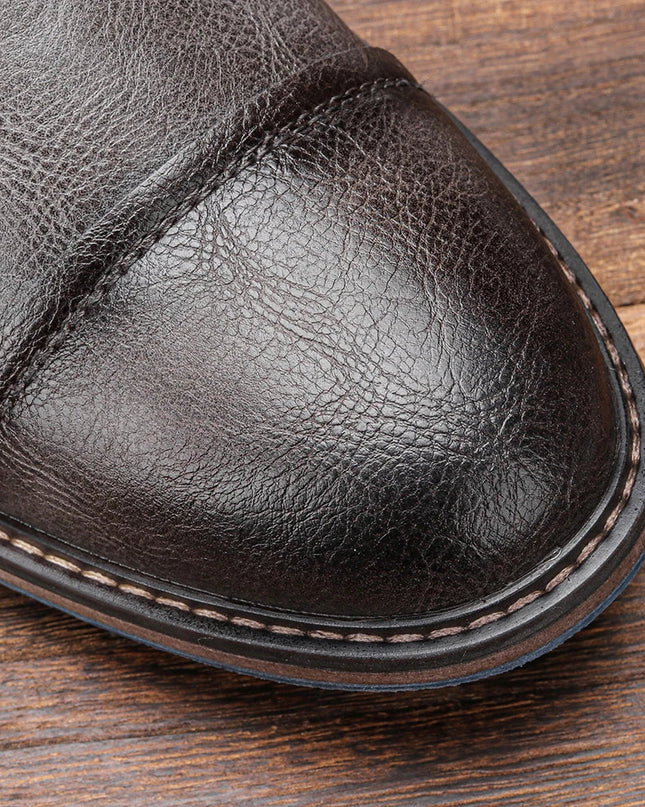 Frontier Leather Boots – Durable Men’s Classic Outdoor Footwear Orthopedic Support