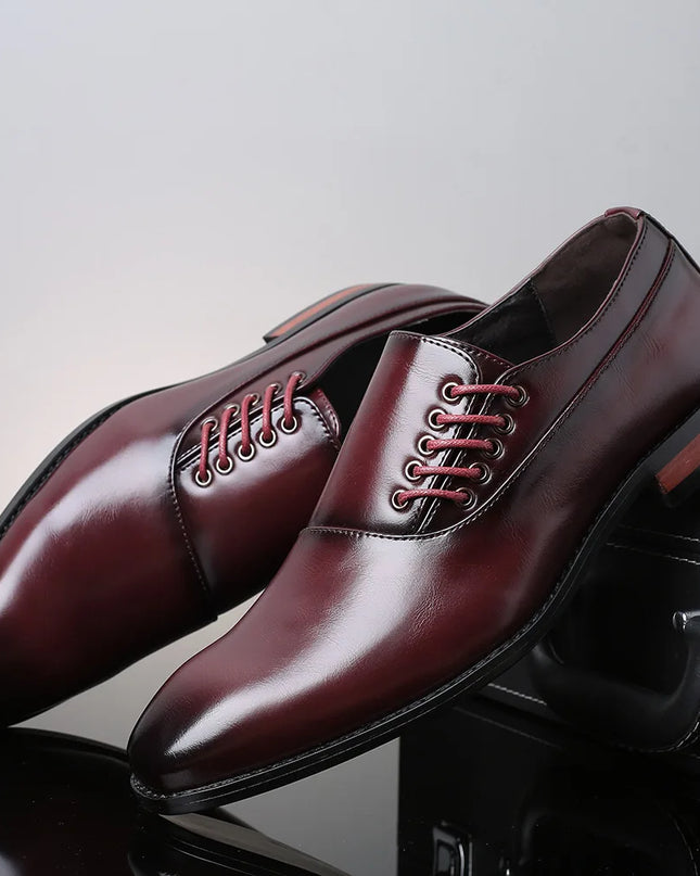 Giovanni Men’s Genuine Leather Oxfords – Classic Design, Modern Comfort