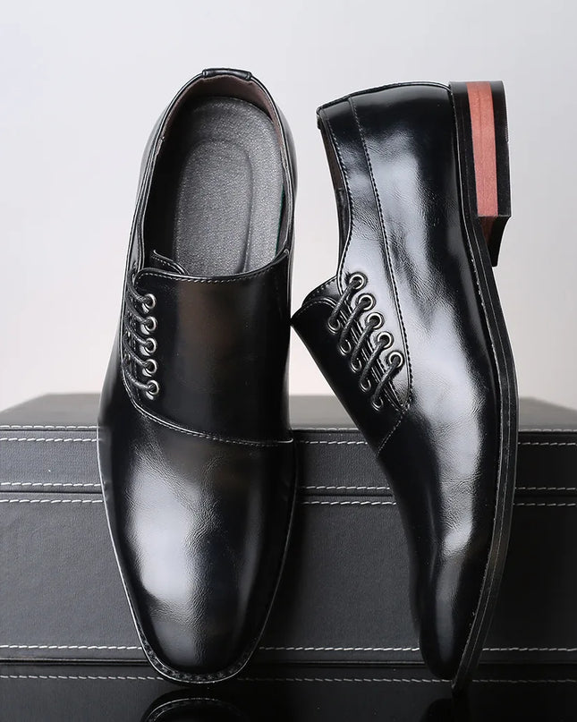 Giovanni Men’s Genuine Leather Oxfords – Classic Design, Modern Comfort
