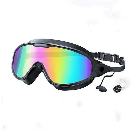 Swimming Goggles - Wide View Anti-Fog & UV, No Leaking for Men, Women, Kids