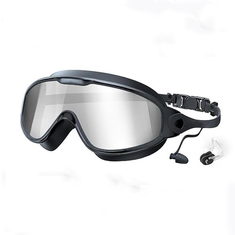 Swimming Goggles - Wide View Anti-Fog & UV, No Leaking for Men, Women, Kids