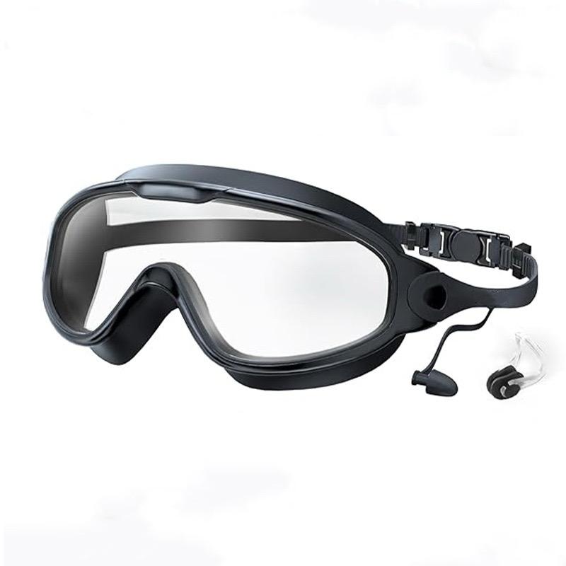Swimming Goggles - Wide View Anti-Fog & UV, No Leaking for Men, Women, Kids