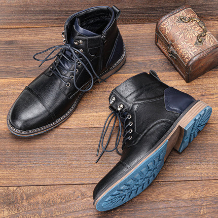 Frontier Leather Boots – Durable Men’s Classic Outdoor Footwear Orthopedic Support
