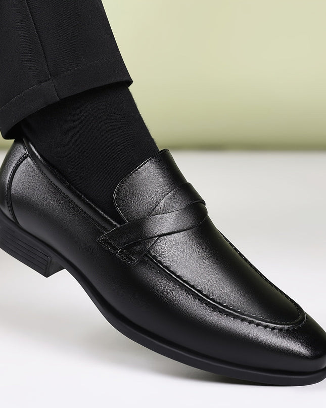 Men Dress Loafers - Stylish Slip-On Dress Shoes Casual Attire | Rubber Sole Shoes