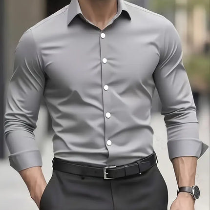 Non Iron Shirt | Wrinkle Free | Slim Fit | Button-Up Shirt | Men's Shirts
