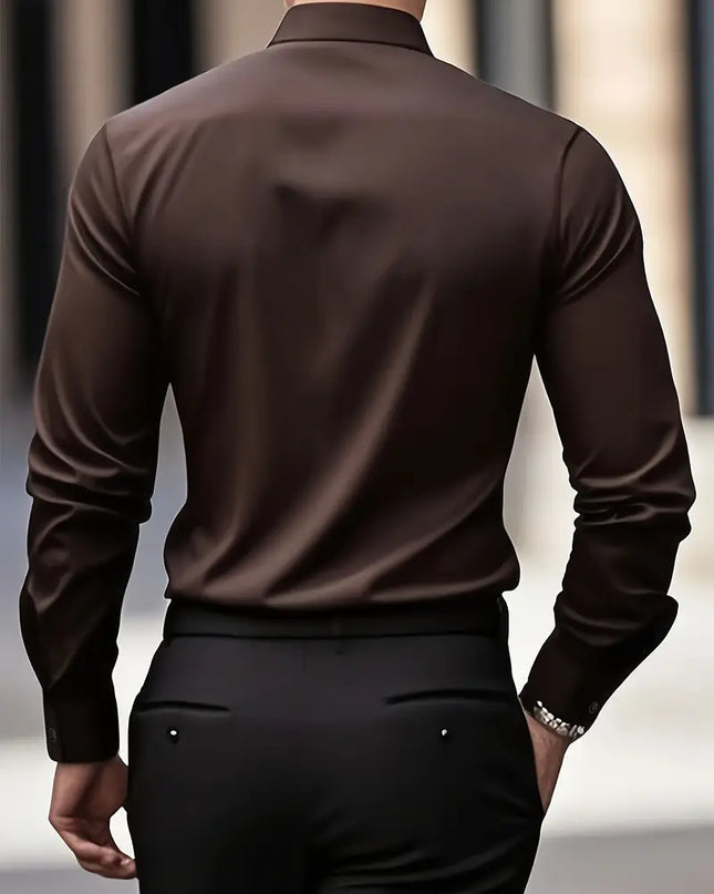 Non Iron Shirt | Wrinkle Free | Slim Fit | Button-Up Shirt | Men's Shirts