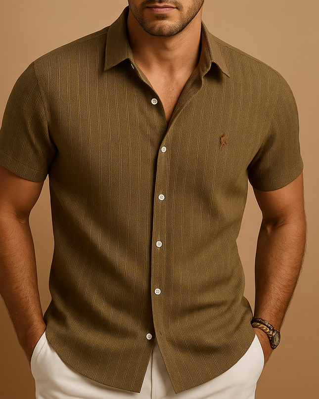 Lightweight Shirt with Short Sleeves Breathable for Men | Norman