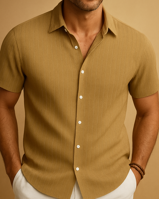 Lightweight Shirt with Short Sleeves Breathable for Men | Norman
